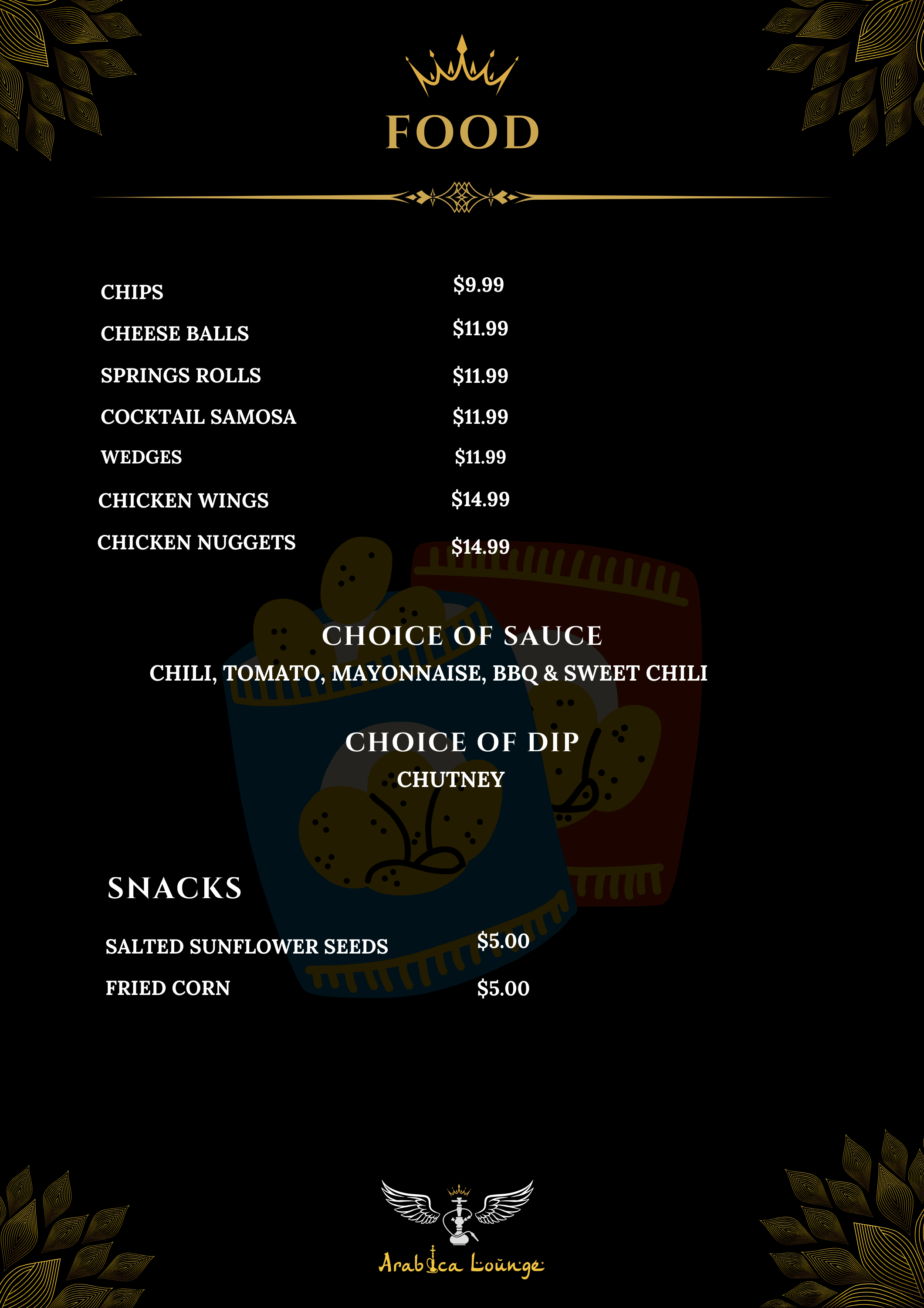 Tea Menu